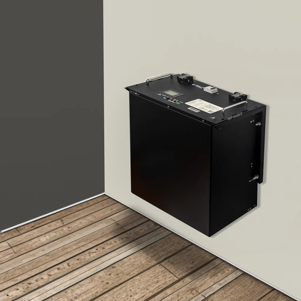 🔋⚡ V-TAC Batteria di Accumulo 9.6 kWh LiFePO₄ – BMS Integrato