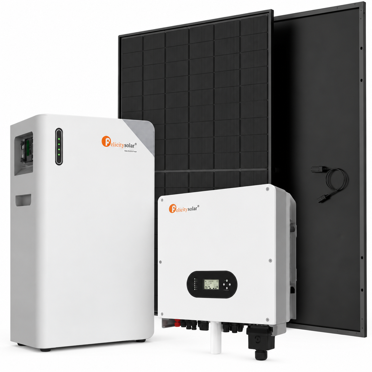 kit 6 kW di pannelli + inverter 6 kW + accumulo 5,12 kWh
