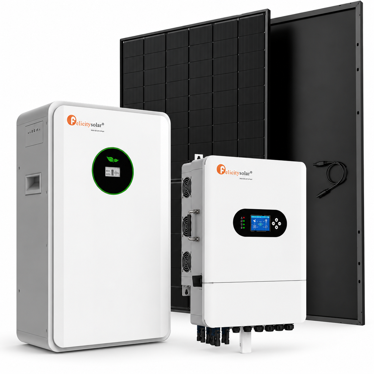 Kit 8 kW di pannelli + inverter da 8 kW + 10.5 kWh di accumulo